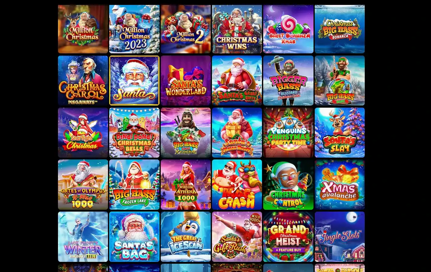 Интерфейс игрового зала казино Р7 с слотами